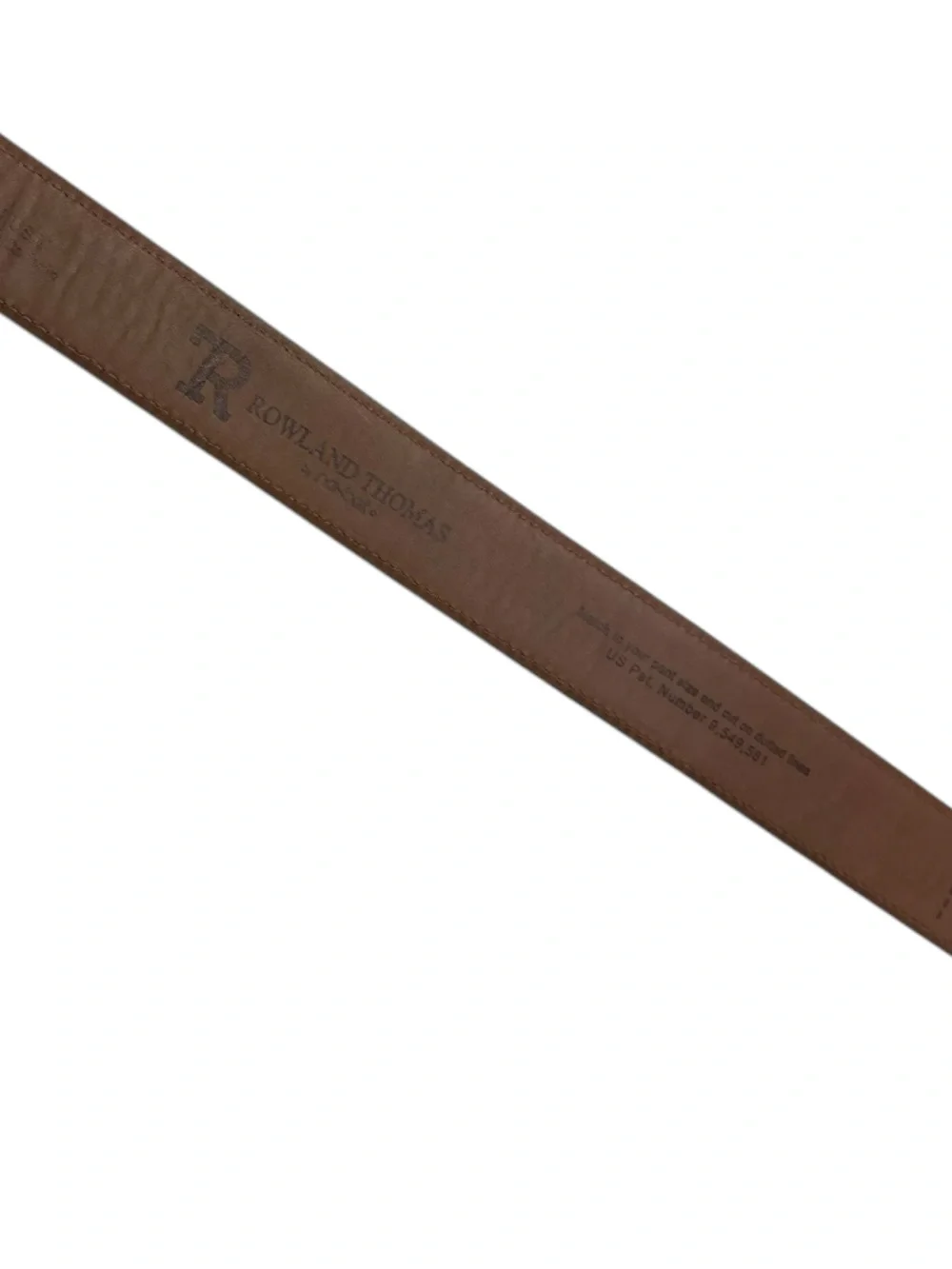Rowland Thomas USA black leather belt